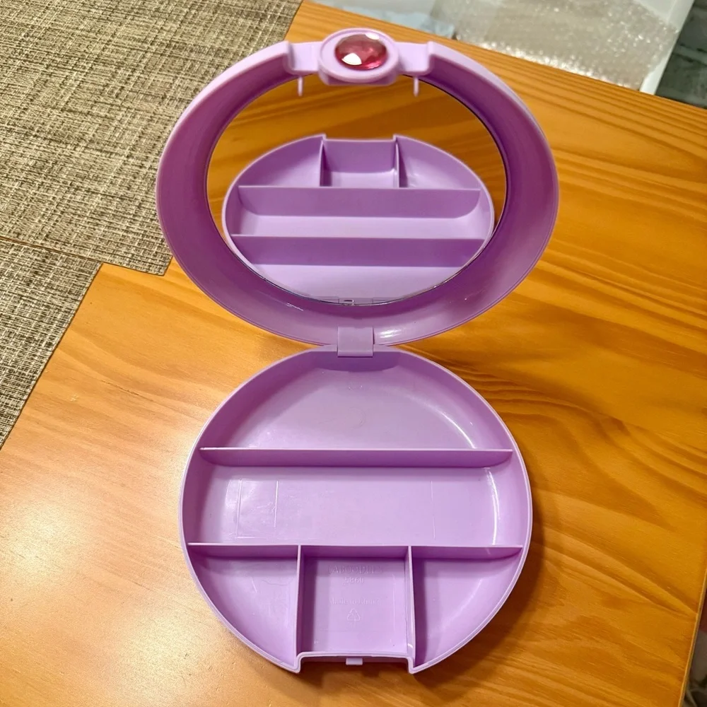 Caboodles Purple Makeup Organizer with Multiple Compartments
